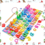 apprentissage de chiffres et lettres colorés Montessori