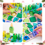 apprentissage de chiffres et lettres colorés Montessori