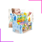 Jeu de comptage multifonctionnel pour enfant en bois