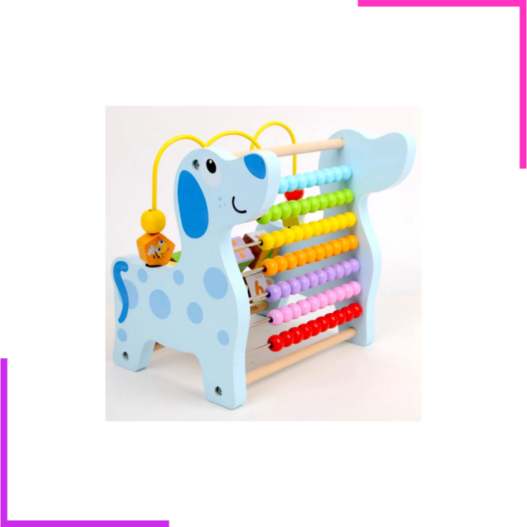 Jeu de comptage multifonctionnel pour enfant en bois