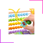 Jeu de comptage multifonctionnel pour enfant en bois