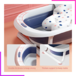 Baignoire pour Bébé Pliable avec Thermomètre – Image 2