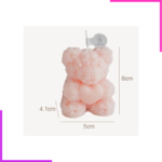 Bougie en forme d'ourson