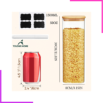 Lot de 3 Bocaux en Verre 1.5 Litres – Image 3