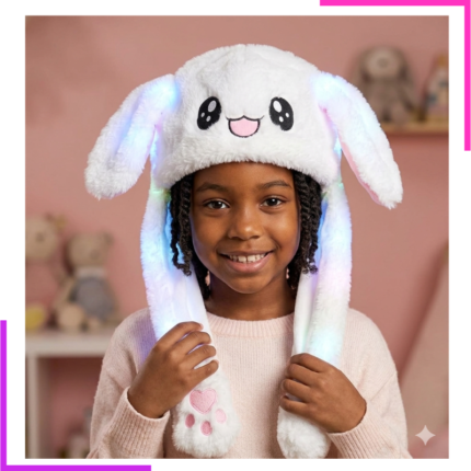 Bonnet Lumineux Interactif à Oreilles