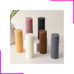 Bougies Piliers Cannelées Modernes