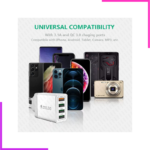 Chargeur mural rapide 4 ports USB
