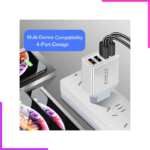 Chargeur mural rapide 4 ports USB