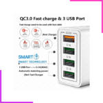 Chargeur mural rapide 4 ports USB