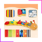 Chenille sensorielle pour bébé