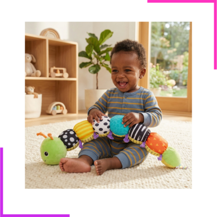 Chenille sensorielle pour bébé