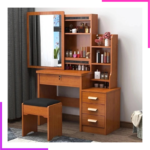 Coiffeuse de Rangement Moderne avec Mirroir LED – Image 14