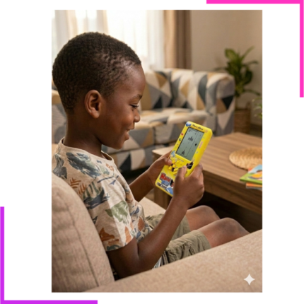gameboy console d'arcade jaune