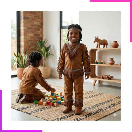 Déguisement Femme Indienne Cheyenne pour enfant.