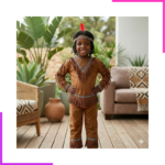 Déguisement Femme Indienne Cheyenne pour enfant.