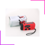 Radio de secours multifonction avec manivelle et lampe LED