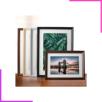 Cadre photo mural en bois
