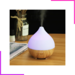 Humidificateur d'air léger coloré à grain de bois diffuseur d'aromathérapie capacité de 100ml Mini 1 an ajoute des huiles essentielles