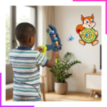 Jeu de lance-balles scratch avec cible