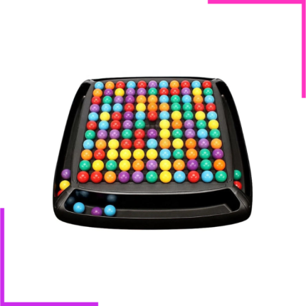 Jeu de Puzzle d’Élimination – 120 Billes Colorées