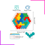 Puzzle Hexagonal Multicolore – Image 4