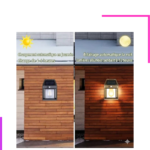 Lampe murale LED à énergie solaire