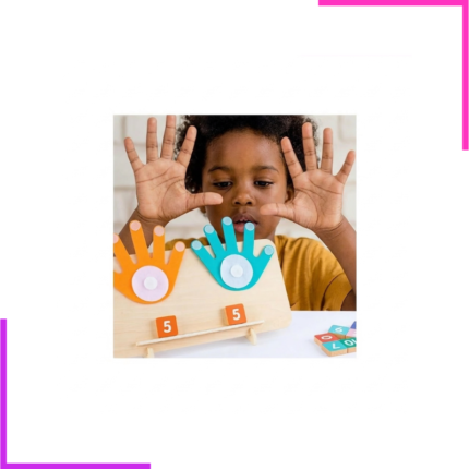 Les Mains Puzzle Mathématiques en Bois Montessori