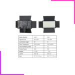 Kit d'Éclairage LED Professionnel pour Photo et Vidéo