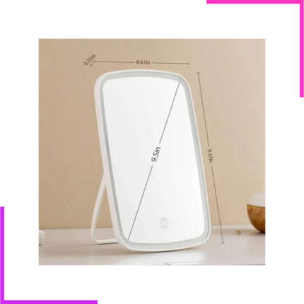 Miroir LED tactile avec support inclinable
