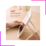 Miroir LED tactile avec support inclinable