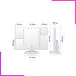 MIROIR DE MAQUILLAGE LED