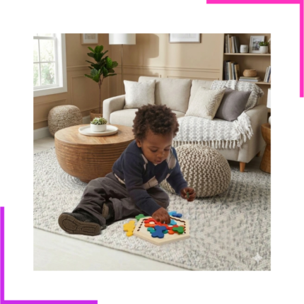 Puzzle Hexagonal Multicolore