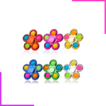 Spinner à doigts coloré en électrodéposition