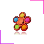 Spinner à doigts coloré en électrodéposition