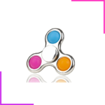 Spinner à doigts coloré en électrodéposition