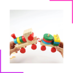 Train en bois jouets,