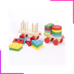 Train en bois jouets,